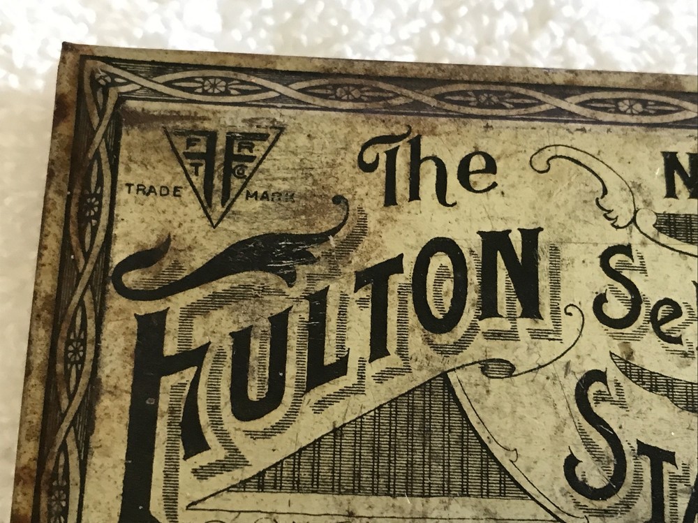 FULTON VINTAGE STAMP PAD NO. 1 , SELF INKING