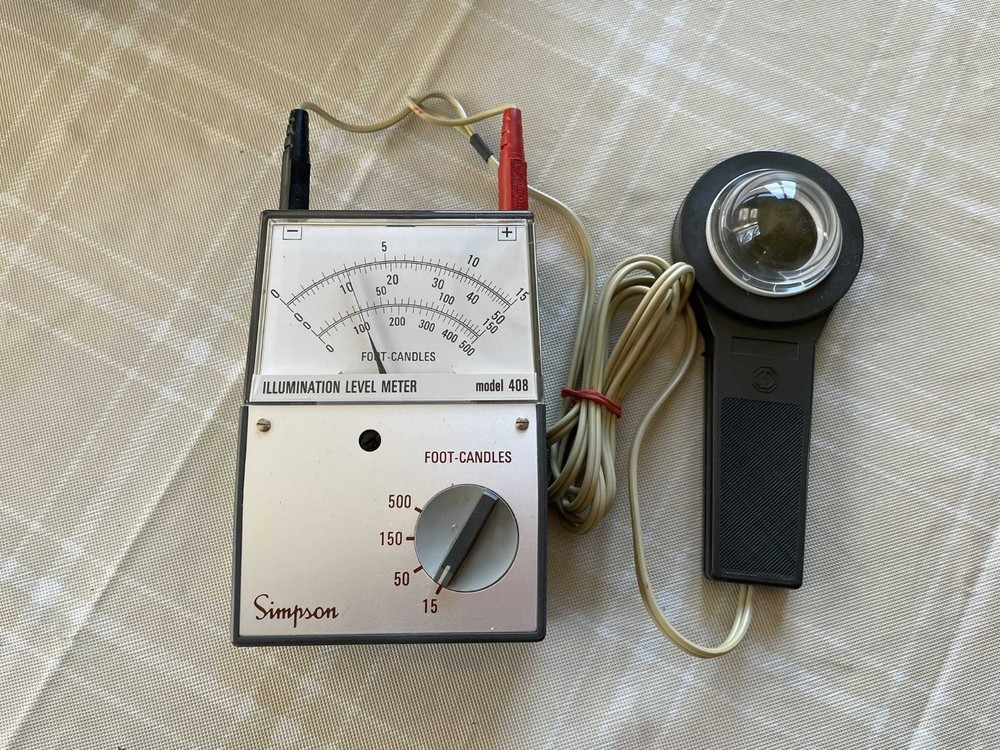 Simpson 408 Illumination Level Meter – working condition