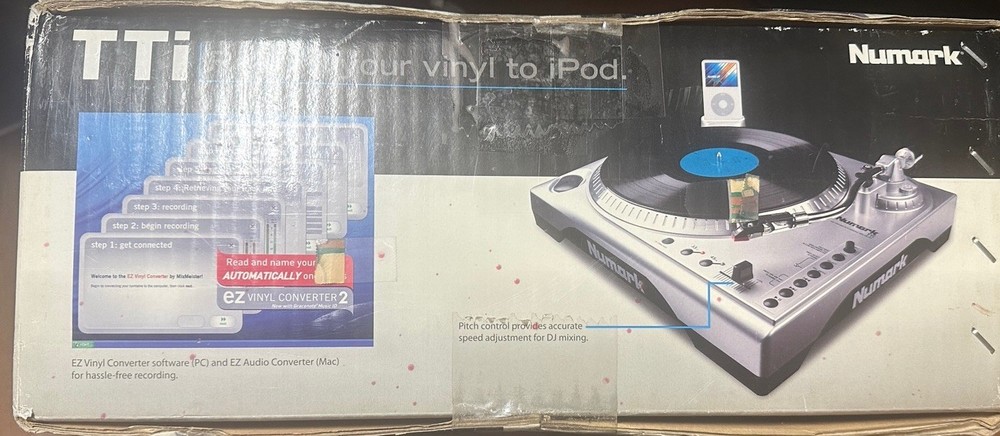 Numark TTi USB Turntable Manufacture Date 2009 New Never Opened