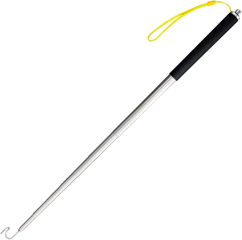 Telescoping Pole Magnetic Pickup Grabber Tool with Hook