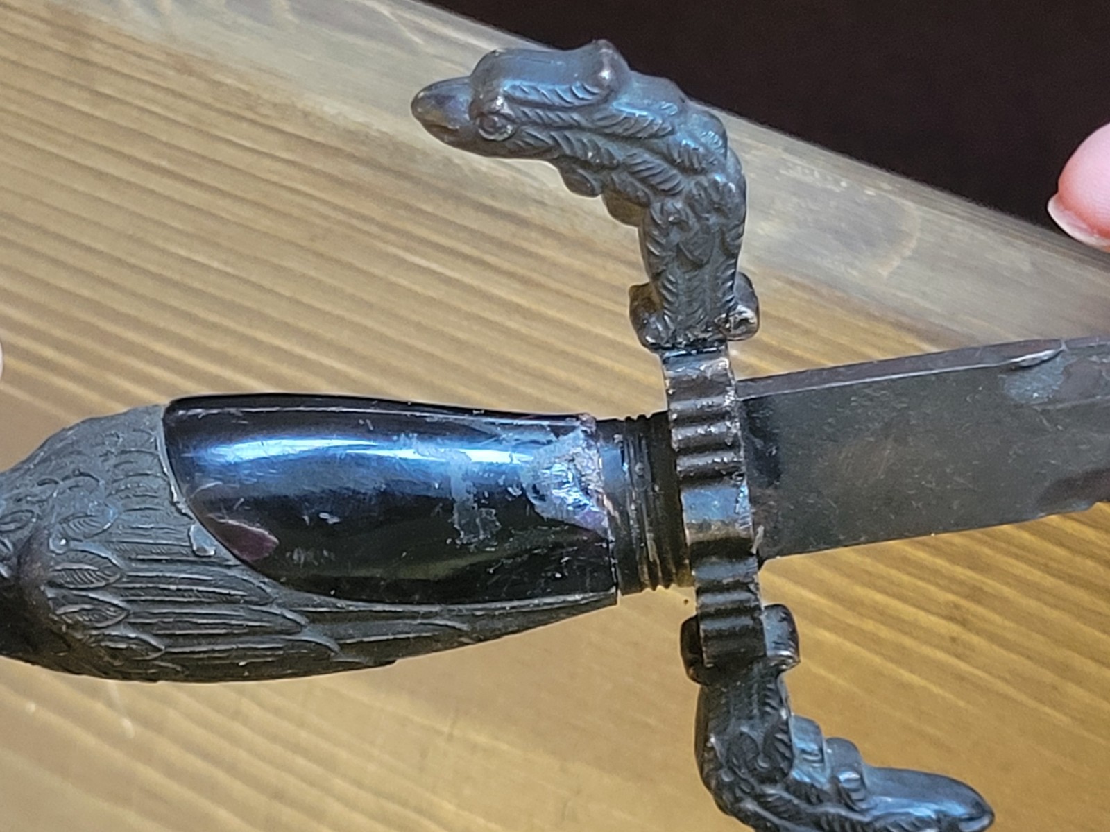 ANTIQUE RARE! Black Crow Dagger/Short Sword!