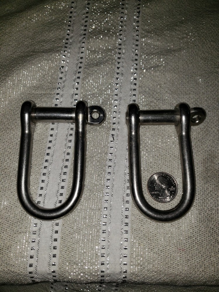 D RING SHACKLES WITH SCREW PINS