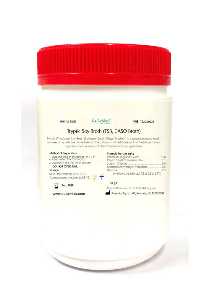 Tryptic Soy Broth, TSB, CASO Broth general purpose medium