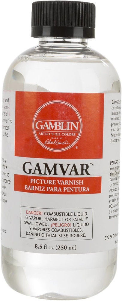 Gamvar Picture Varnish - 8.5Oz Bottle