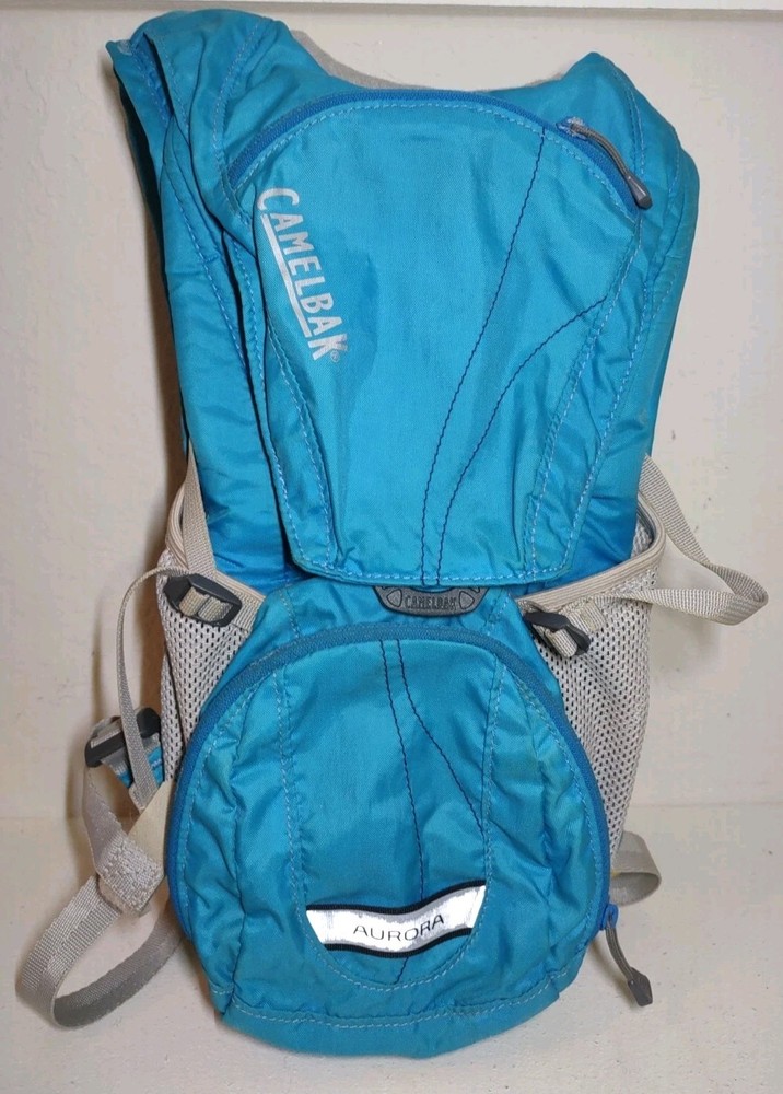 Camelback Aurora Turquoise And Gray Hydration Backpack 2 Ltrs/70 Oz with Bladder