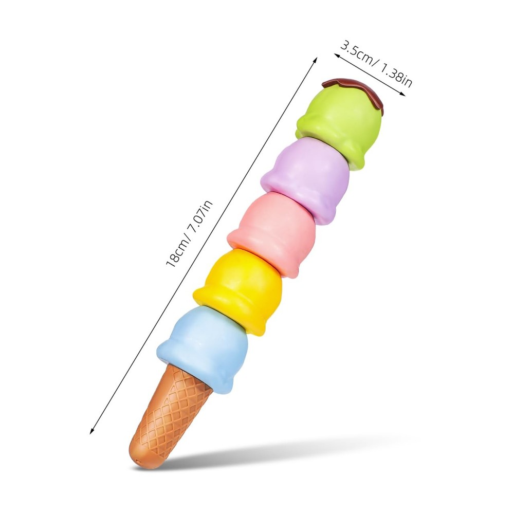 2 Pack 10 Pcs Stackable Mini Marker Pens, 1 Count (Pack of 1), Assorted Color