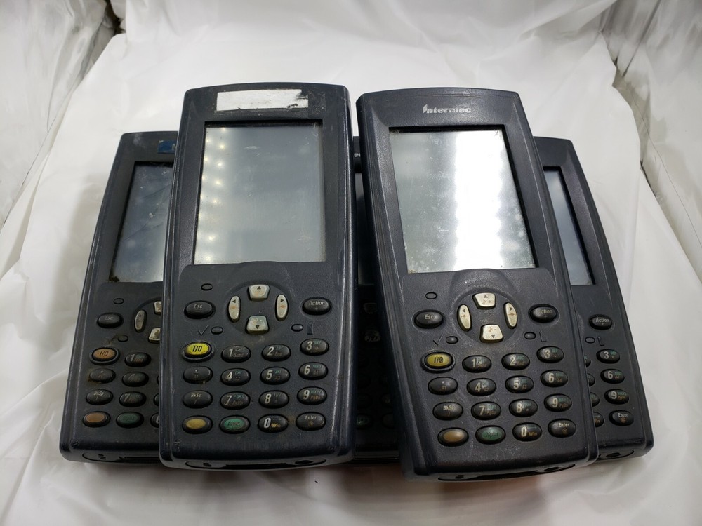 Lot of 5 Intermec 700 761 Handheld Computer Barcode Scanner AS IS