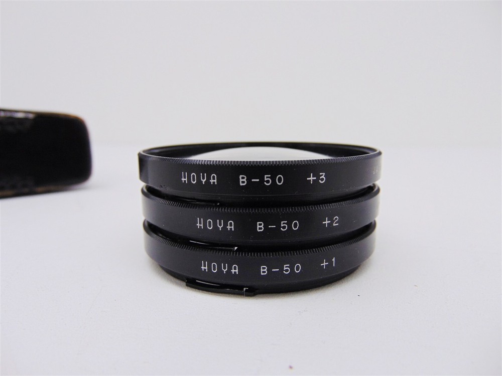 Hoya B-50 Close-Up Filter Set (+1, +2, +3)
