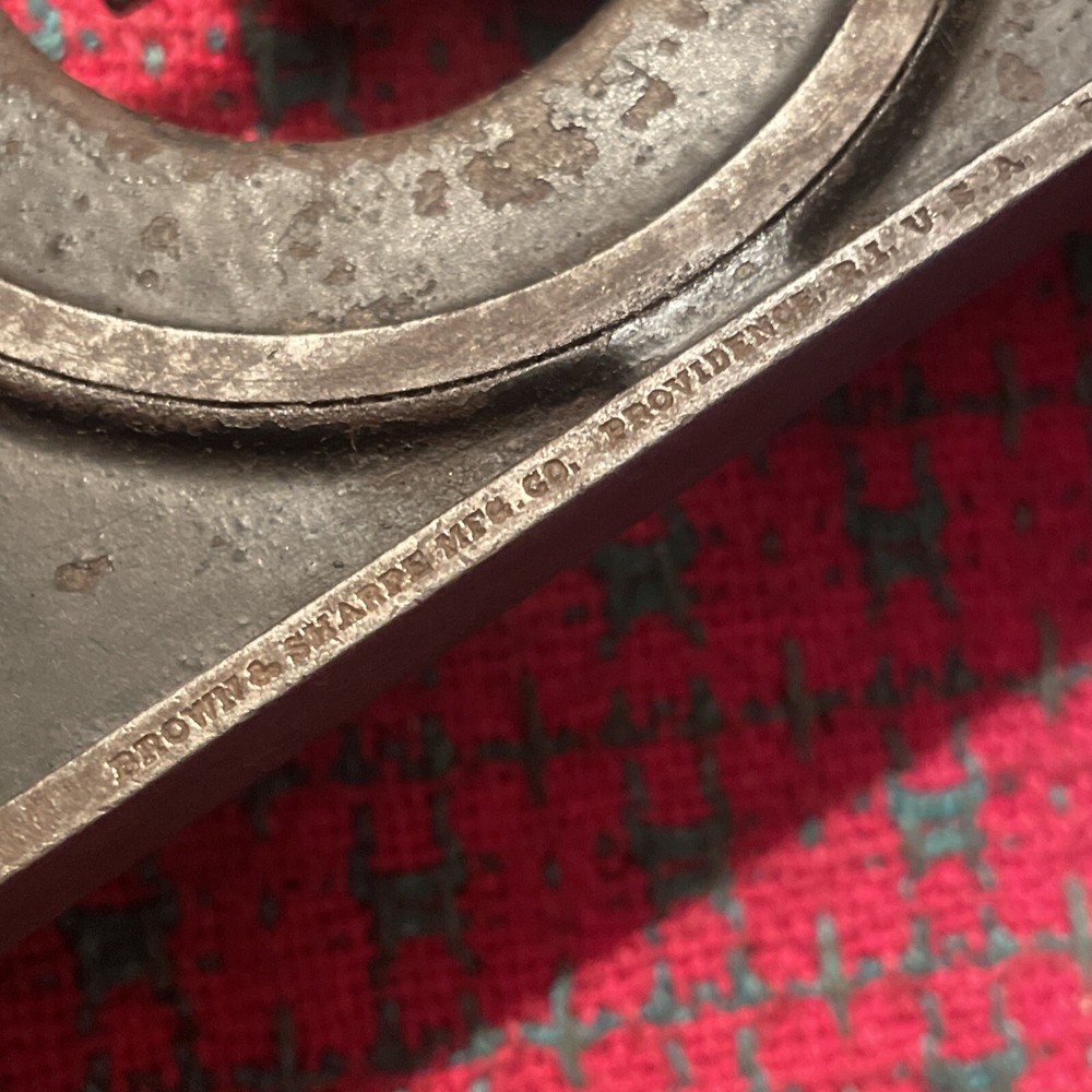 Brown & Sharpe Combination Square Protractor Head Machinist Tool USA