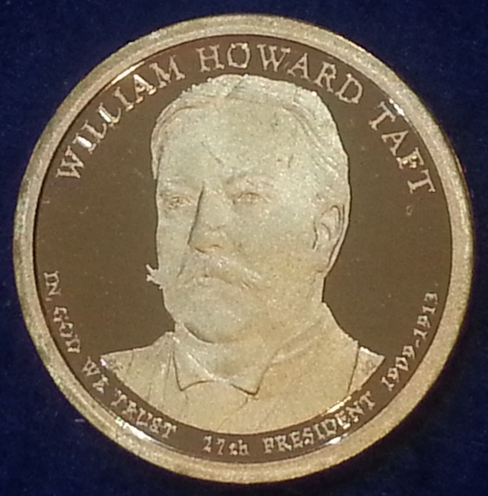 2013 S William Taft Presidential Proof Dollar