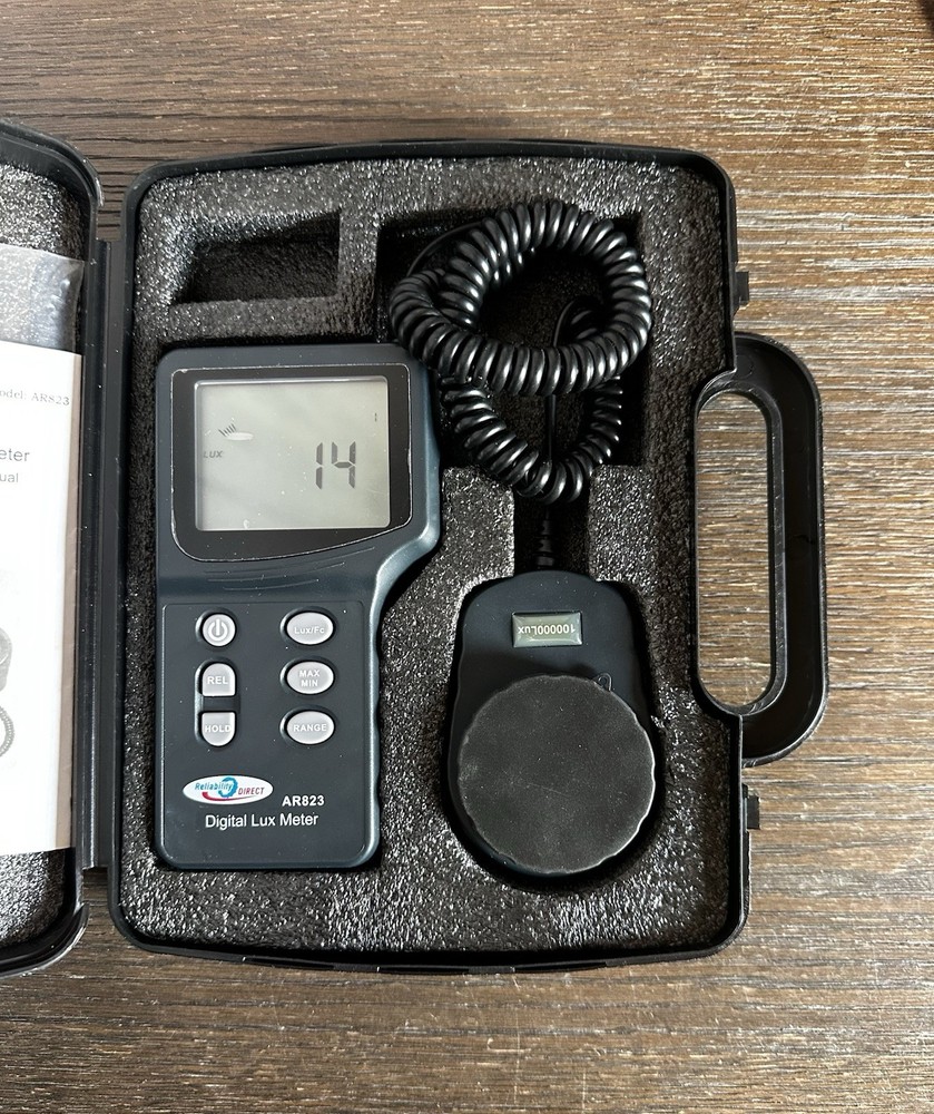 Intell Instruments Plus Digital Lux Meter - Smart Sensor RDI-AR823 Wide Range