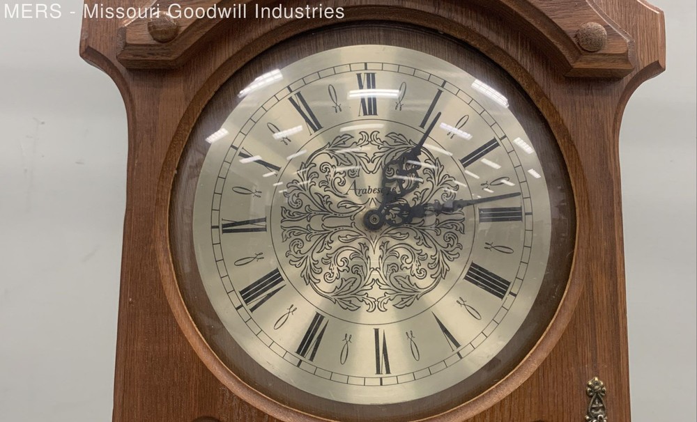 Arabesque Wooden Wall Clock