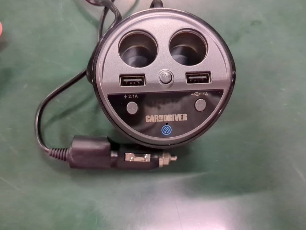 USED Car and Driver (CAD-4057) Cup Holder/Bluetooth FM Transmitter/Car Charger