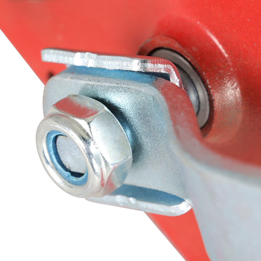 Heavy Duty Hand Winch 3500 LBS Dual Speed Hand Crank Red Strap ATV Trailer Boat