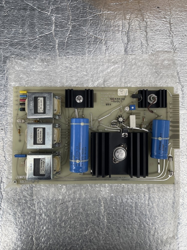 SYGNETRON 10C438-00 POWER SUPPLY CIRCUIT BOARD