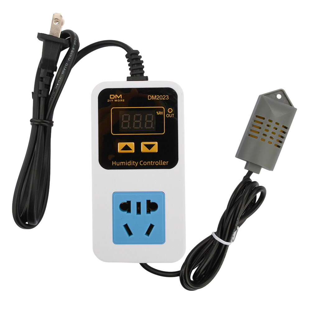 DM2023 Digital Display Humidity Controller Socket Humidifier AC110-220V 0-99%RH