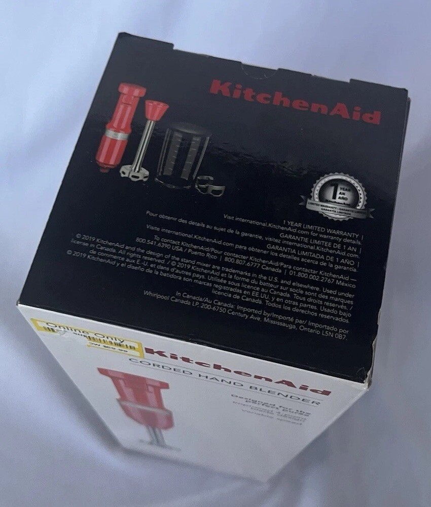 KitchenAid Variable Speed Corded Hand Blender KHBV53ER - Empire Red