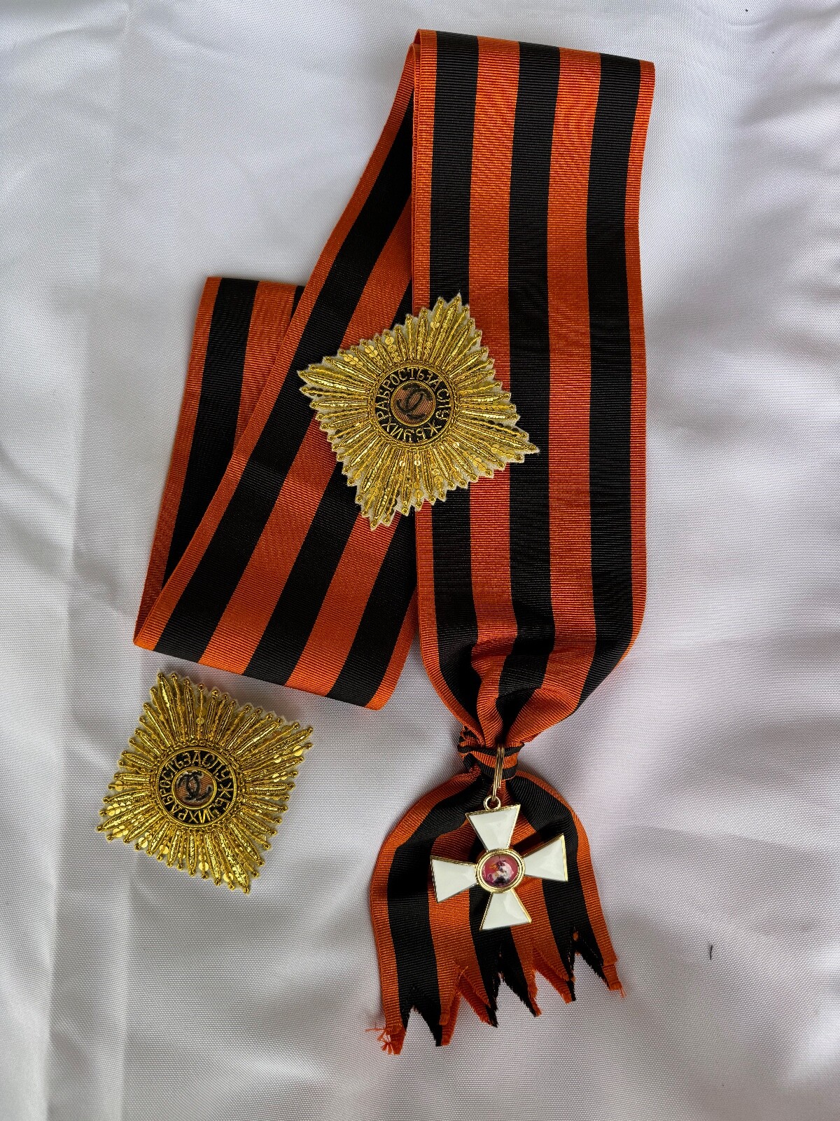Russian Imperial Order of St.George Embroidered star, perfect replica 1760-1850s