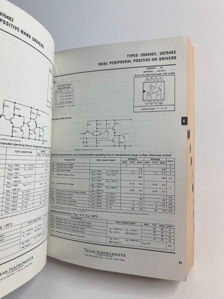 The Interface Circuits Data Book 1st Edition!! Vintage!!
