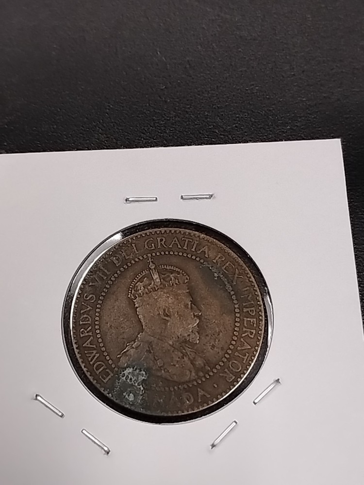 1910 Canada Large Cent King George V - 1c