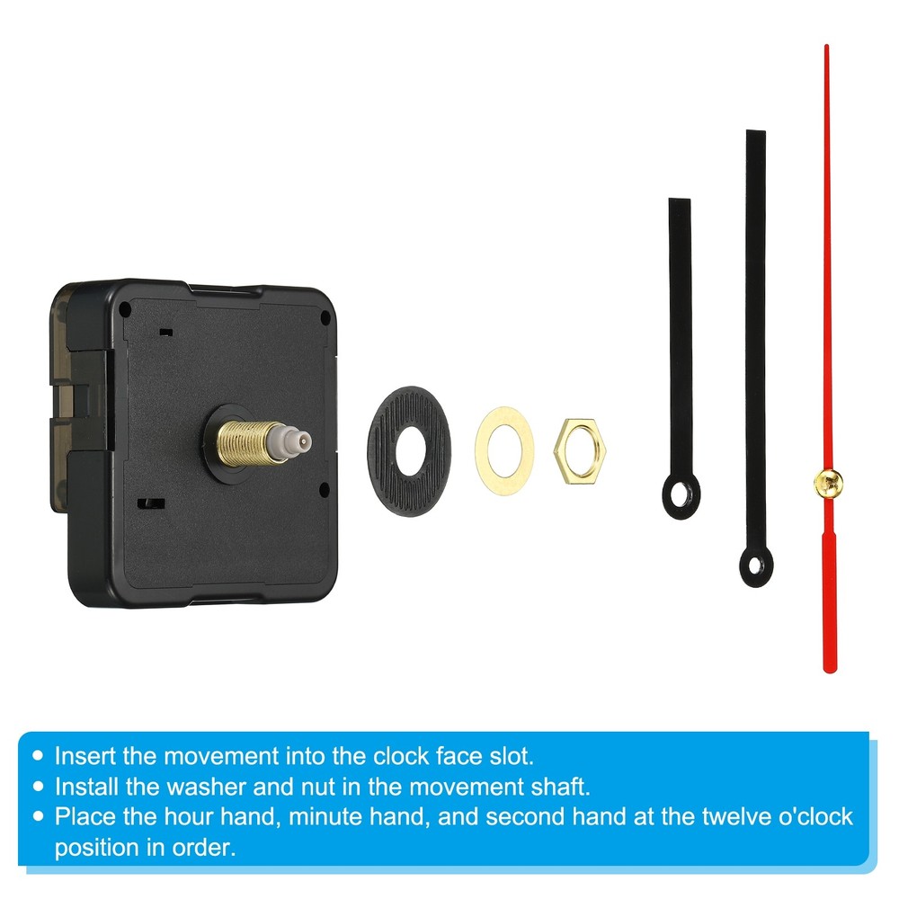 Clock Mechanism Replacement, Quartz Clock Mechanism DIY Wall Clock,16082