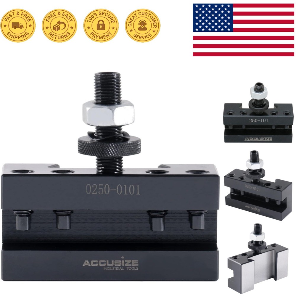 Compact AXA Tool Post Holder for Enhanced Machining with 1/2'' Tools