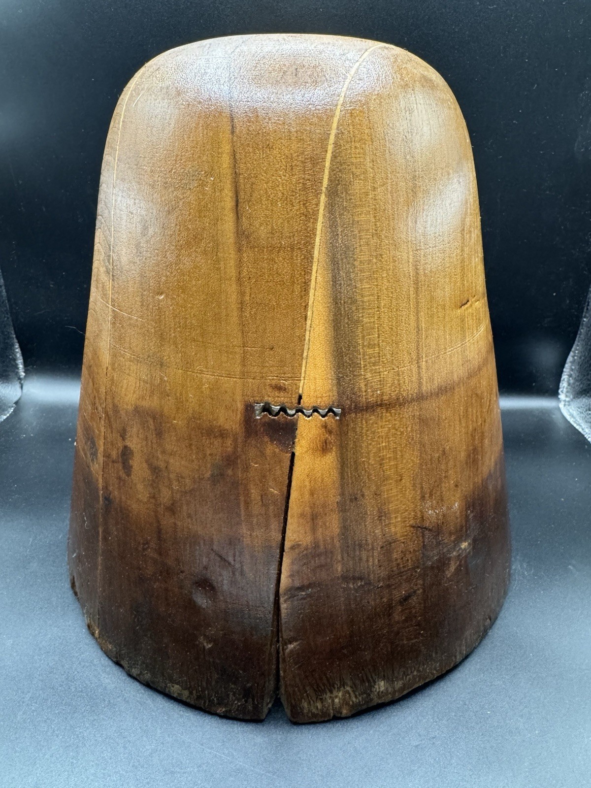 Antique Wooden Hat Mold Millinery Hat Block Form / Store Display F&M Hat Factory