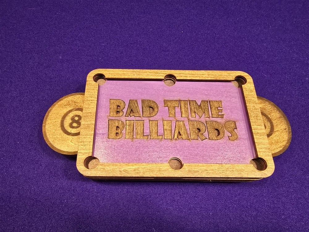 Pool Table Coaster Set