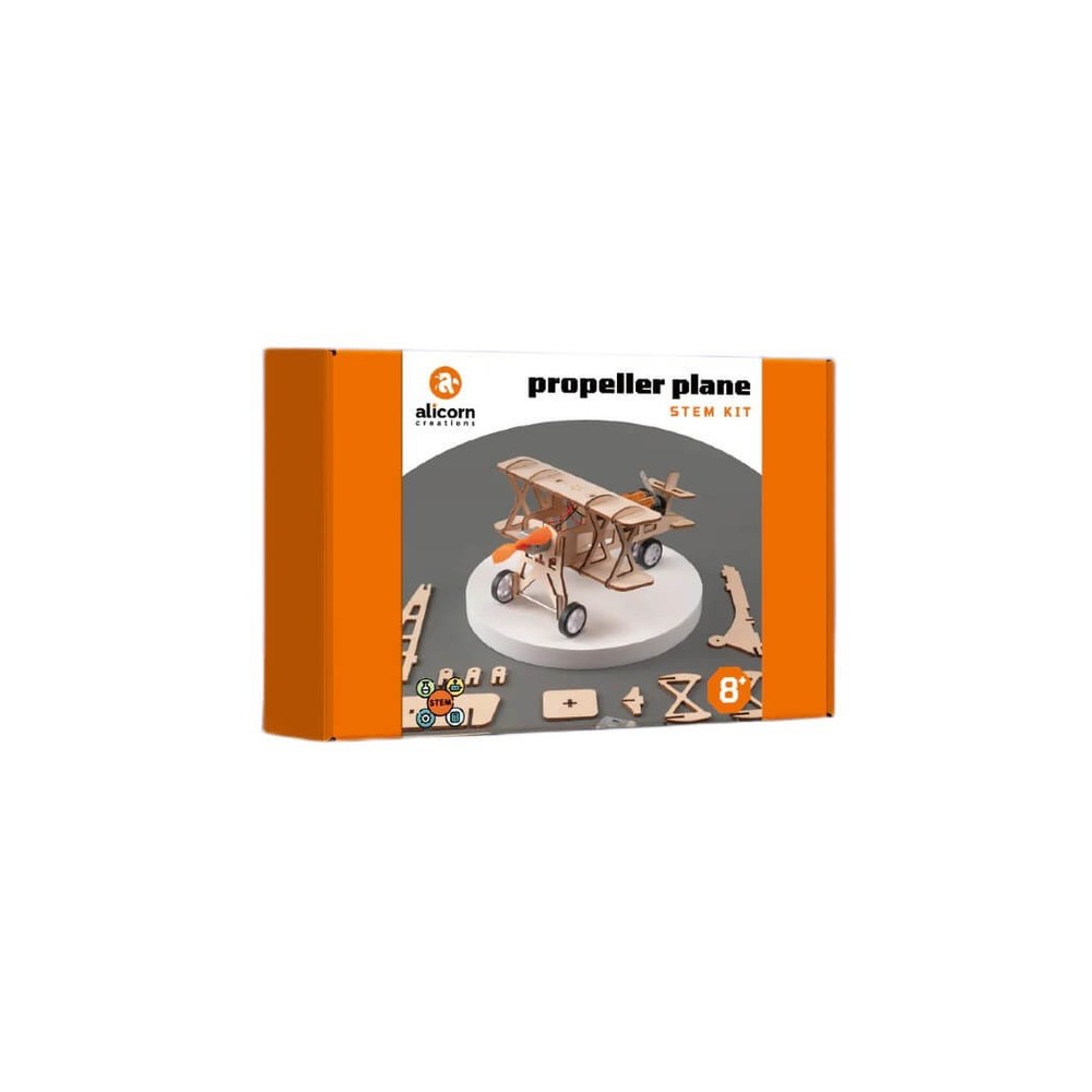 Kitsville Propeller Plane DIY Educational STEM Kit