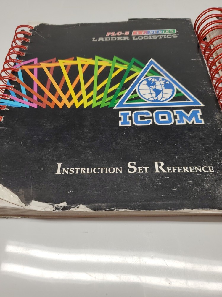 ICOM PLX-5 A.I. Series Ladder Logistics Instruction Software refrence