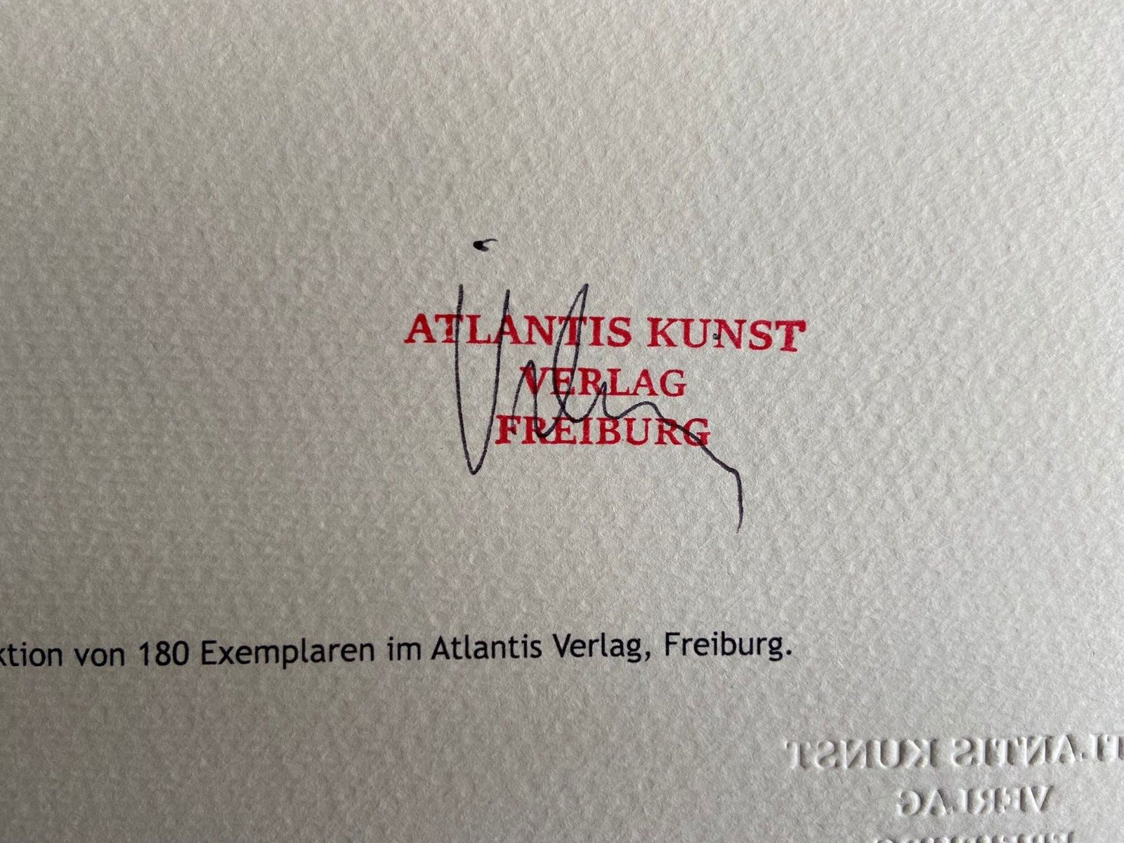 David Hockney Lithograph COA Original Signed In Pen Numbered In Pencil