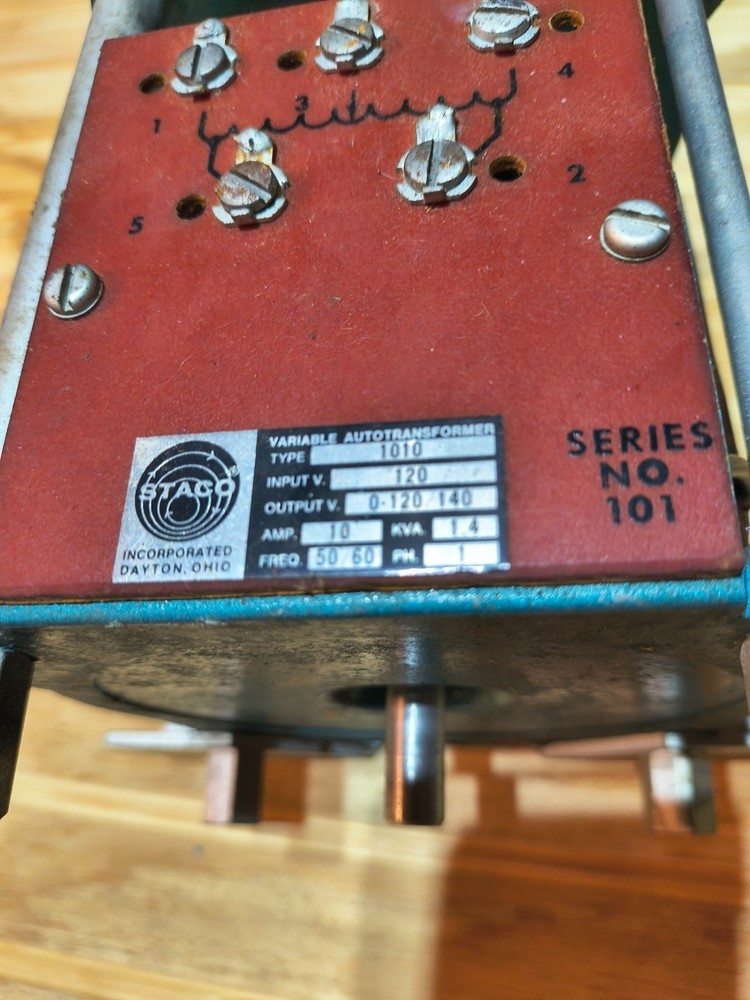 Variac Staco model 1010-3