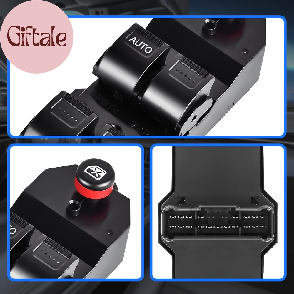 Master Power Window Switch Front Driver Side Compatible with Honda Civic 2001-20