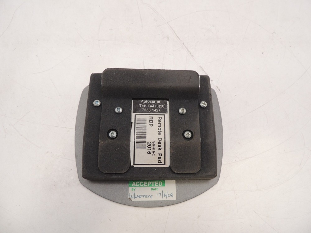 Autoscript WinPlus Remote DeskPad Hand Control RDP No Cable