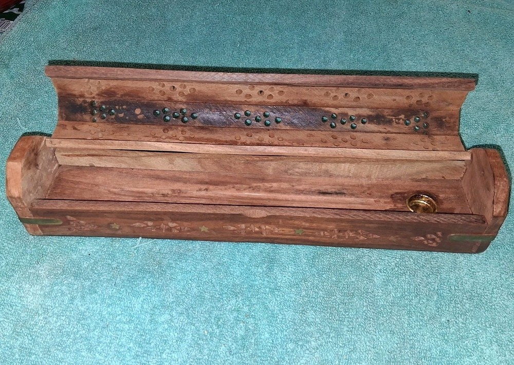 Wood Incense Burner Holder