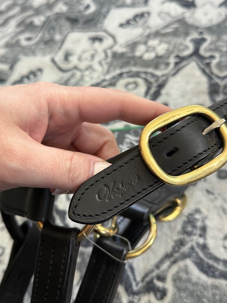 Vespucci Double Raised Leather Halter (Cob)