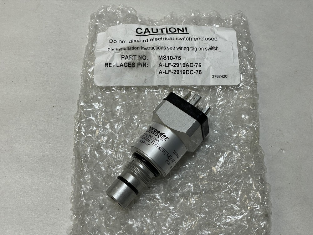 SCHROEDER Differential Pressure Switch MS10-75