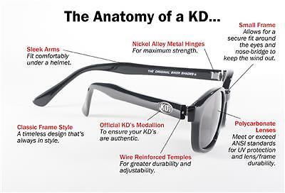 Harley Davidson Biker Riding Sons of Anarchy Original KDs Jax Teller Sunglasses