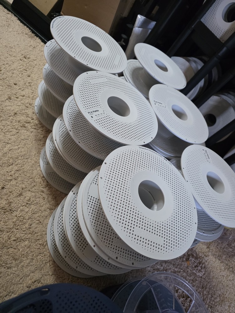 Bambu Lab Reusable Filament Spools - 5 Pack - AMS Compatible - Used
