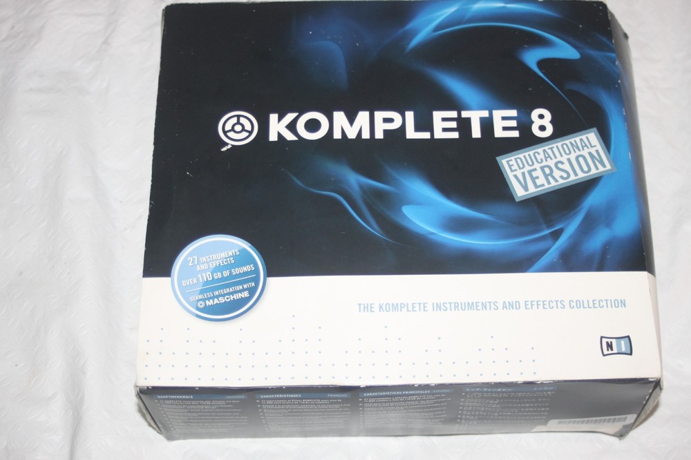 The Komplete 8 Instruments & Effects Collection Discs (Educational Version)
