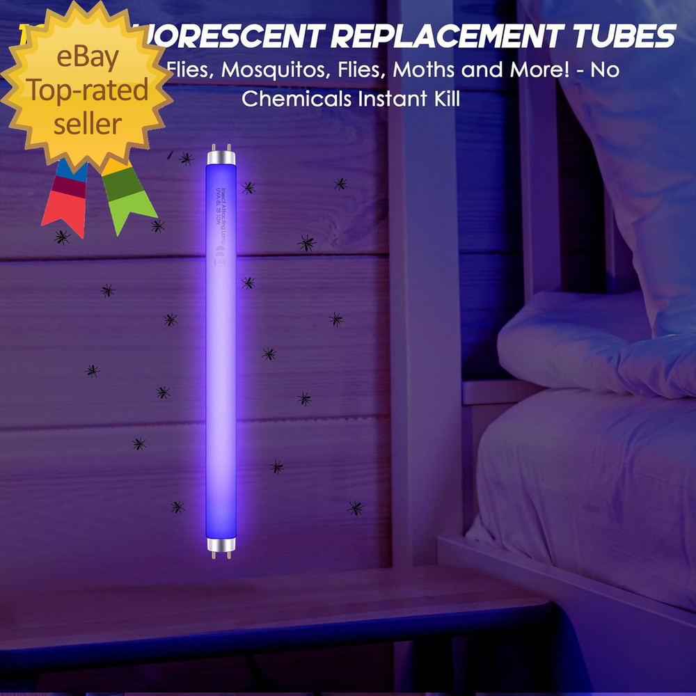 12 Pack Bug Zapper Replacement Light Bulbs 10W for 20W Indoor Bug Zapper