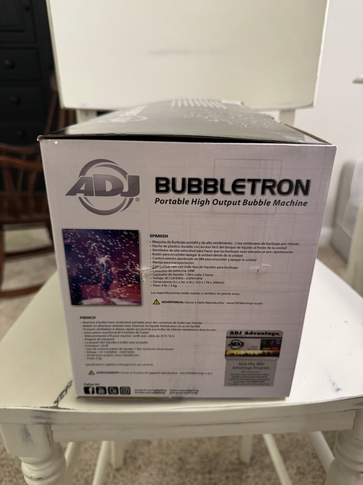 American DJ Bubbletron | High-Output Portable Bubble Machine
