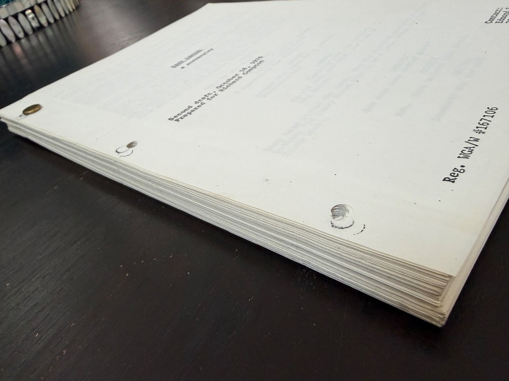 CITY LIMITS ORIGINAL SCI-FI MOVIE SCRIPT SCREENPLAY SECOND DRAFT FROM 1976