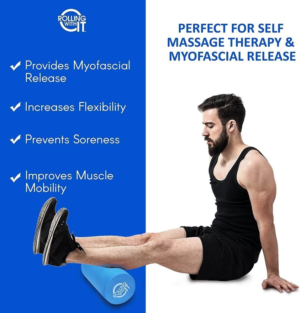 36-Inch High-Density Foam Roller – The Ultimate Eco-Friendly Massage Experience
