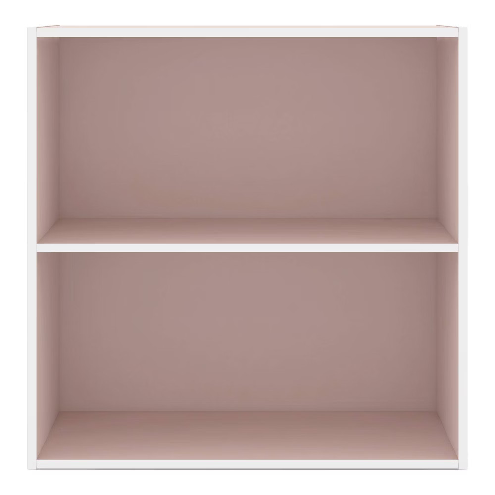 24/7 Shop At Home 23.7" Silkpath Modern 2 Tier Stackable and Modular