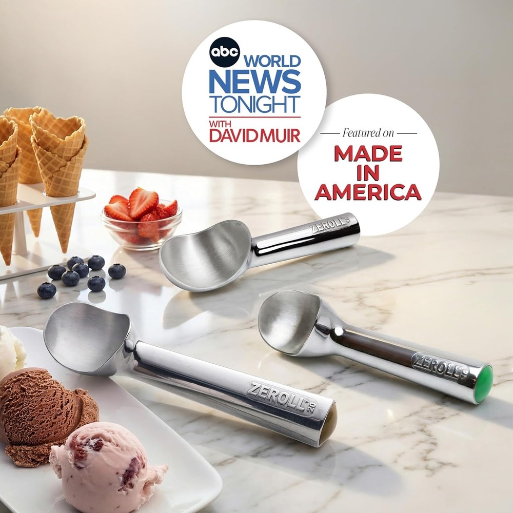 Smooth Scooping Aluminum Ice Cream Scoop