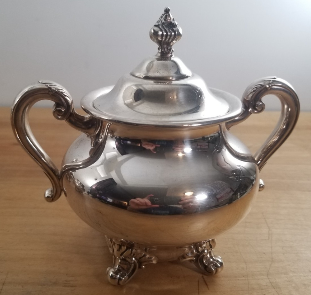 Vintage Reed & Barton 5600 Regent Sterling Silver Plated 4 pc. Tea Set