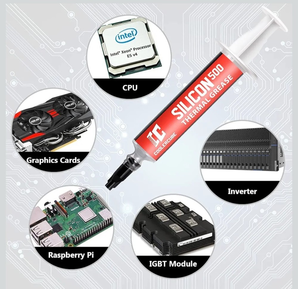 CoolerCube Thermal Paste, 12g CPU Thermal Compound Paste. 2x6g