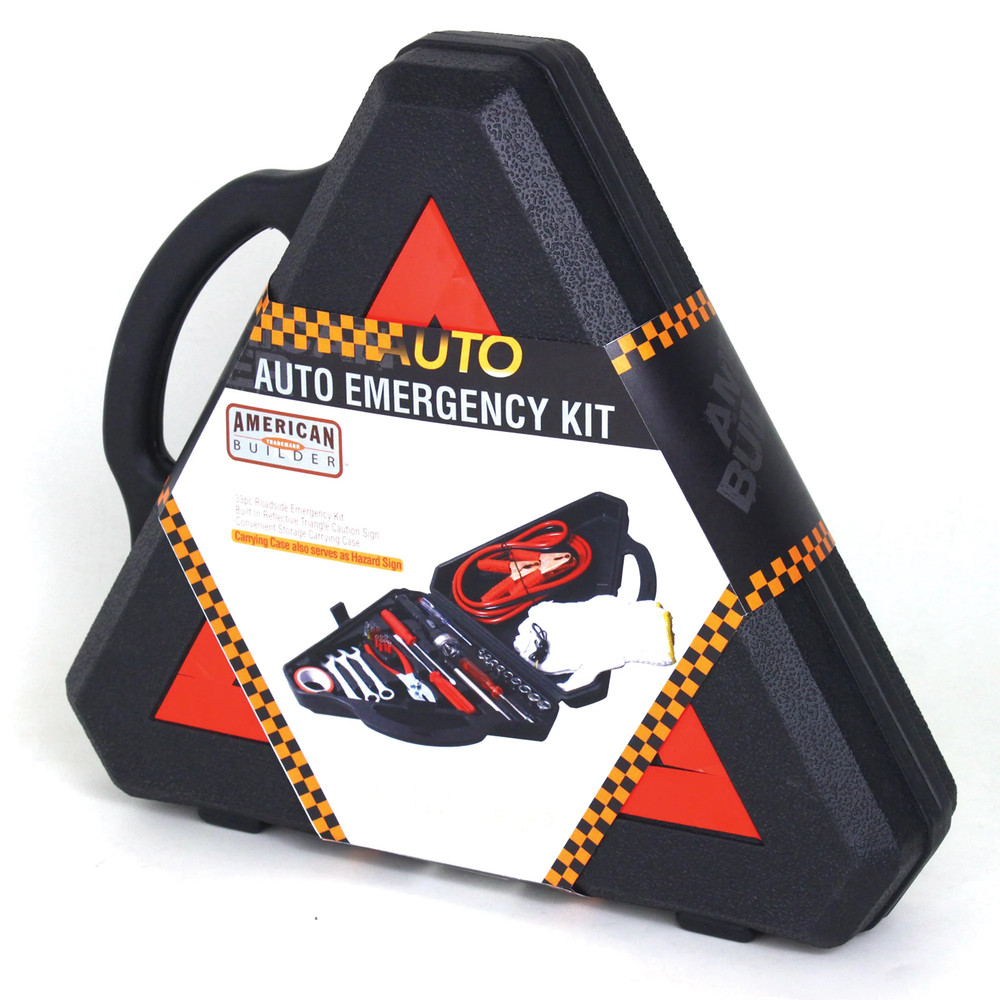 American Builder 33 Piece Roadside Emergency Kit