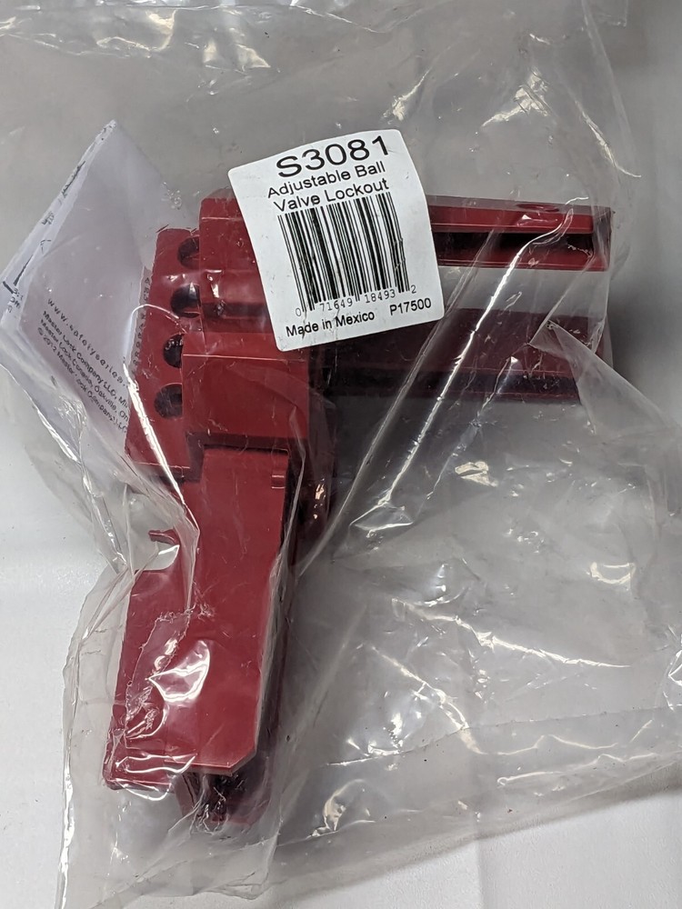 MASTER LOCK Pneumatic Lockout: 4 Padlocks Max S3081